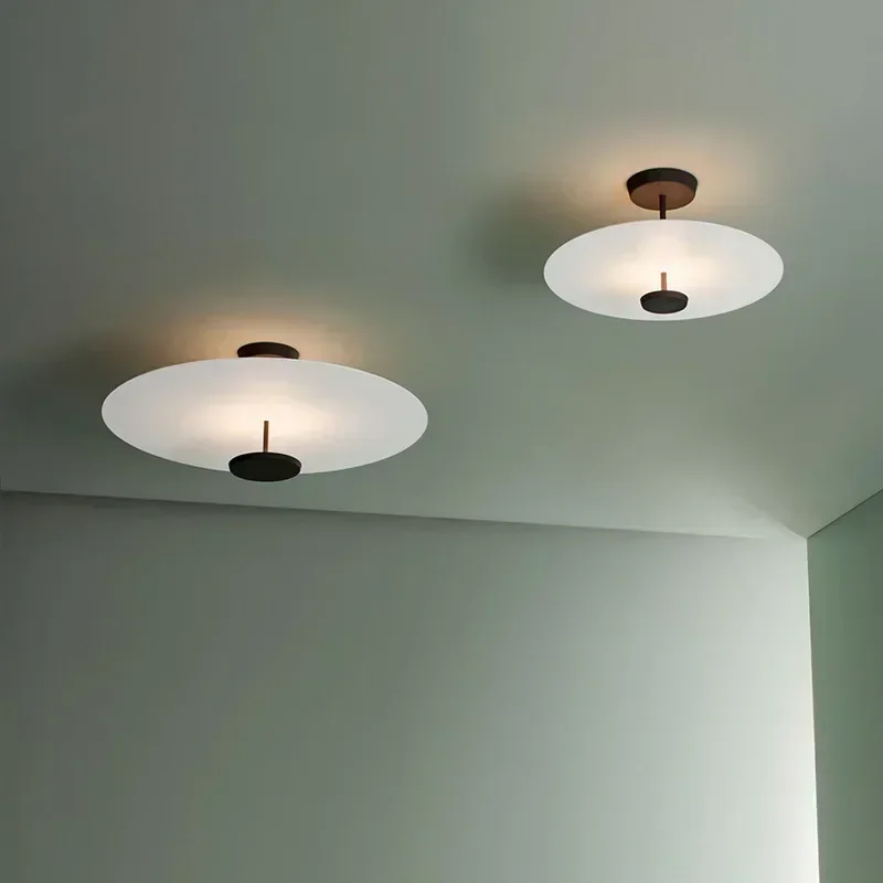 

Morden LED Creative Circular Ceiling Nordic Minimalist Hanging Dish Lamp Living Room Bedroom Hotel Restaurant Home Decoration