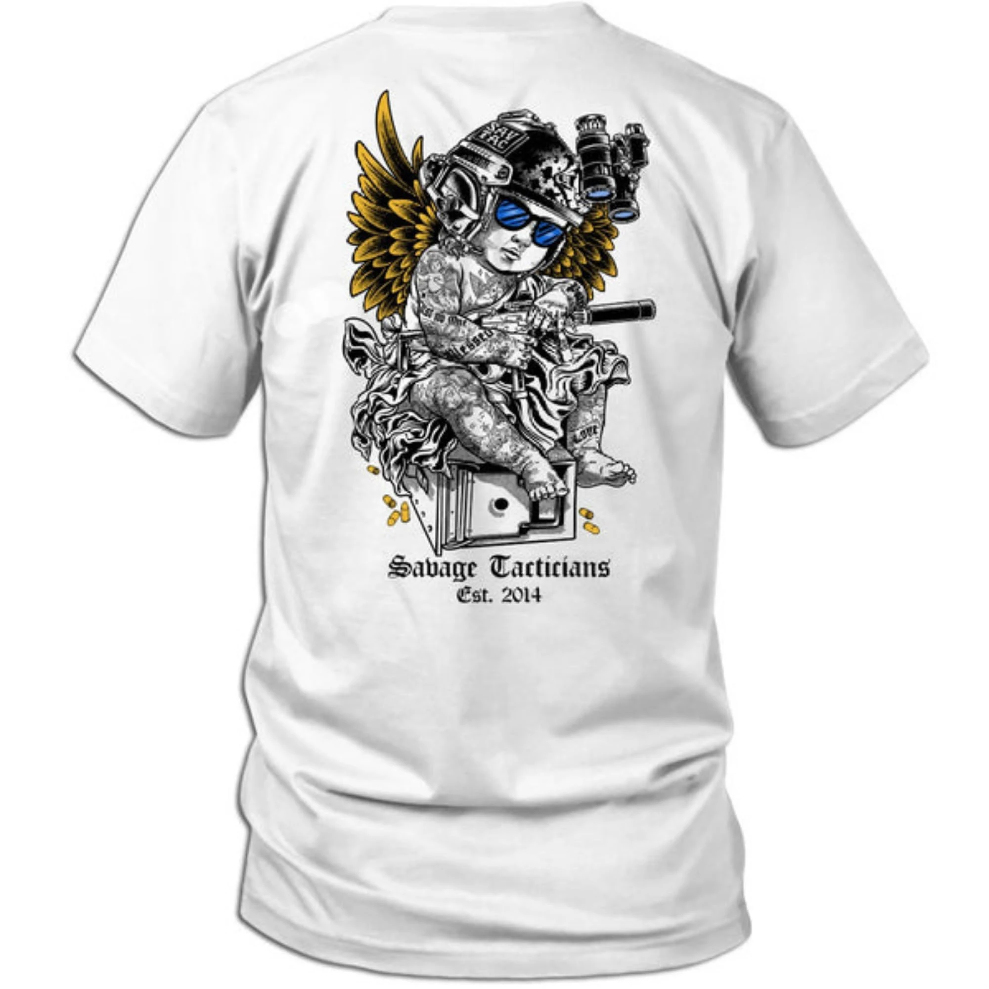 Night Vision Goggles Cherub Tactical Military Training Brand Graphic Tee Cotton Mens Womens T-Shirt Summer Outdoor Casual Top