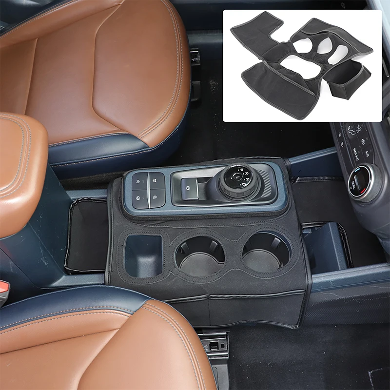 

For Ford Maverick Maverick 2022-2024central control cover, car central control gear protection cover, comes with storage pocket