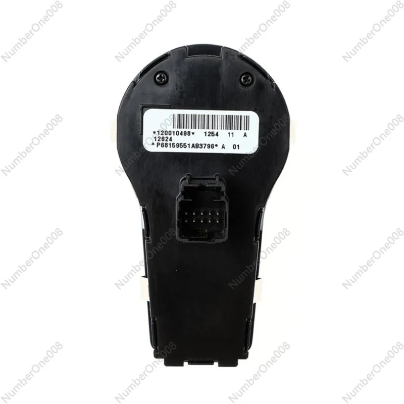 Imagem -05 - Interruptor do Farol Dianteiro para Jeep Cherokee 2014 68159551ab Preto