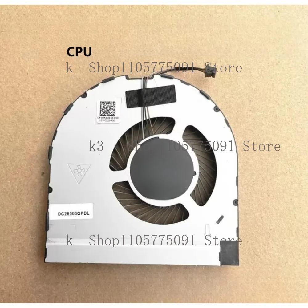 New Laptop CPU GPU Cooling Fan For Dell Precision 7550 7560 M7550 M7560 RTX4000 08KNVX 0X2HK8 DC5V