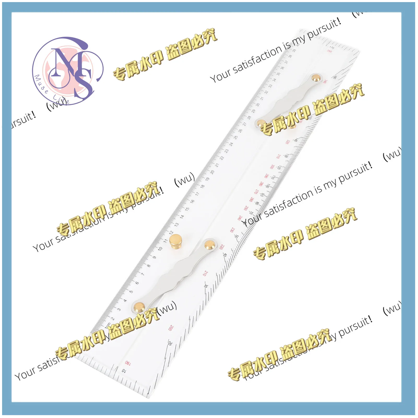 450 mm, nautical parallel ruler, high transparency acrylic, nautical chart drawing tool