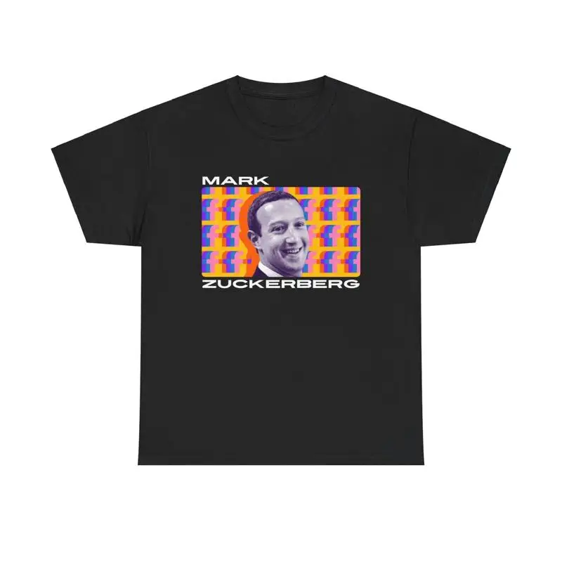 Mark Zuckerberg Art T Shirt meta facebook whatsapp quest instagram graphic tee