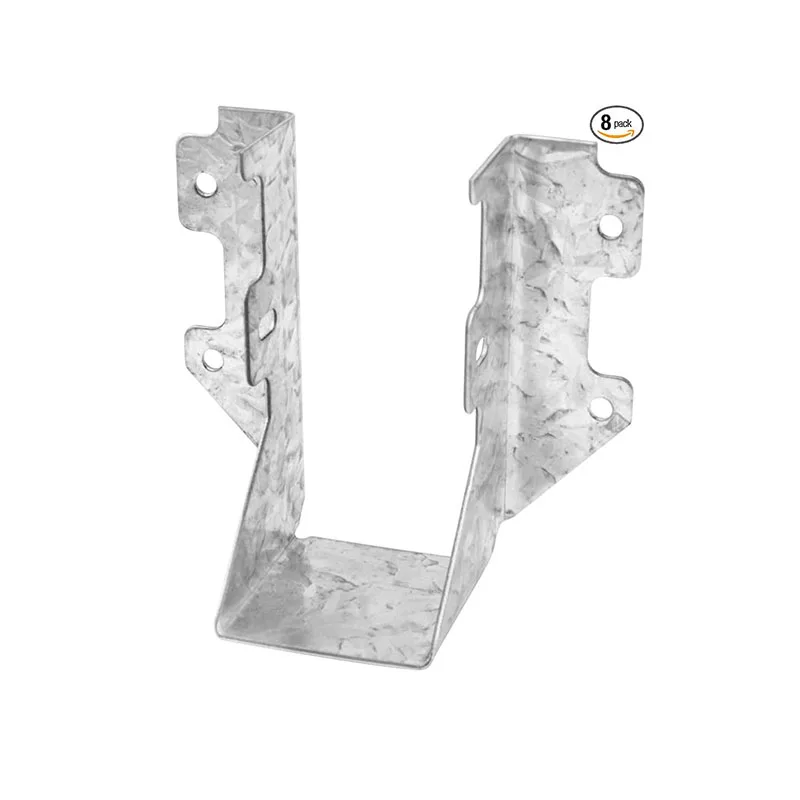 

8Pcs Joist Hanger Structural-Connectors Face Mount 2x4 Face Mount Joist Hanger 18 Gauge Joist Dimensional Hangers