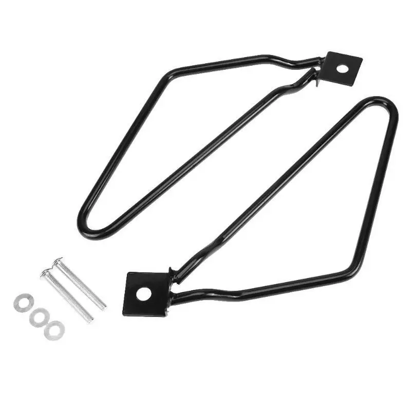 1 Set Motorcycle Saddle Bags Bracket Side Box Protective Rack Compatible For Cruise Dana 883 Modified Parts Accessories