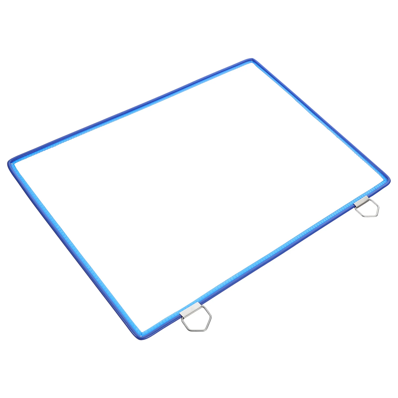 Dual Hook Hanging File Organizer Clear Window Pouch Wall Mounted Document Storage Bag for Office School Home Organization Use