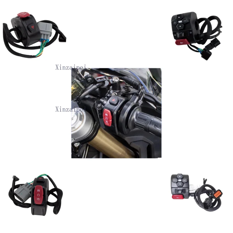 

For CFMOTO 450SRS Handle Switch CF400-9 Motorcycle Accessories Left Right Igniter Handle Headlight Button Switch moto handlebar