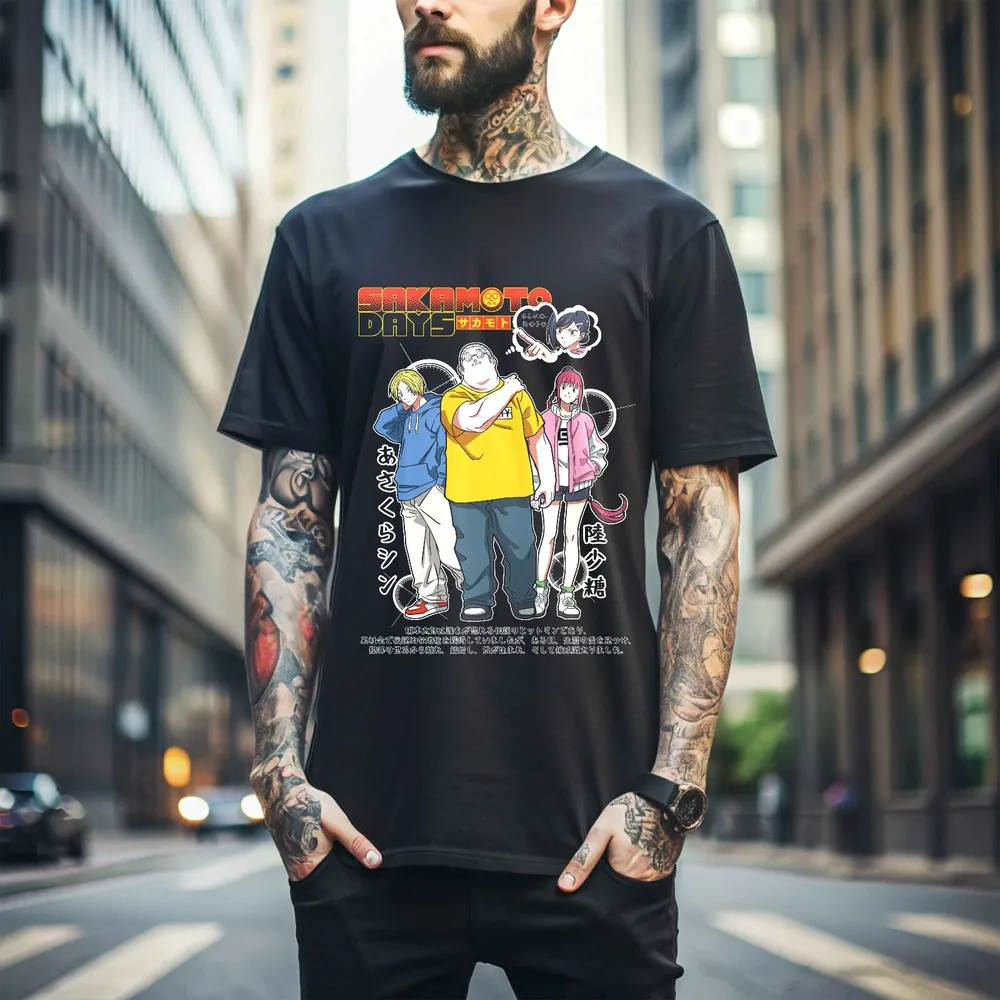Sakamoto T-Shirt Days Taro Sakamoto Nagumo Sakamoto Days Gift Shirt All Size 437 - Image 5