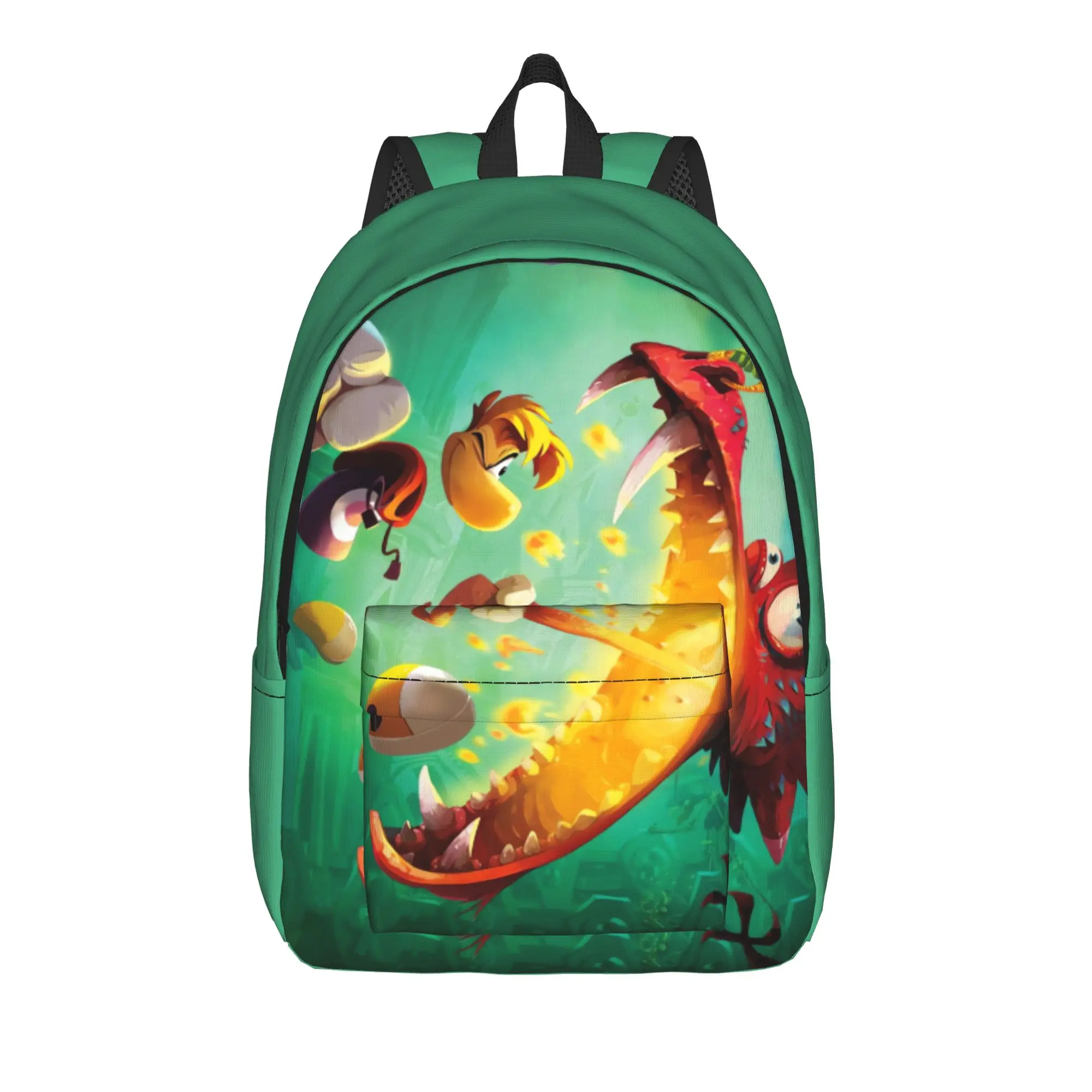 Cartoon Games Rayman Legends Backpack  Travel Backpacks Student Unisex Design Pattern School Bags Casual Rucksack