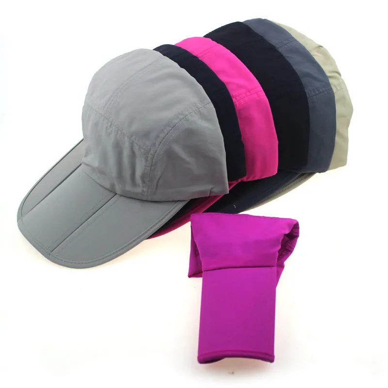 Adults Quick-Drying Waterproof Sport Hat Adjustable Baseball Cap