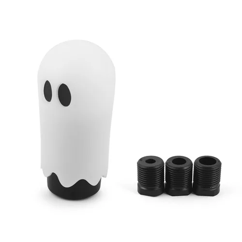 Imagen 2 del producto Perilla de palanca de cambios de estilo lindo de Halloween para coche de 86mm, perilla de cabeza de cambio fantasma JDM M8 M10 M12, 8 colores con adaptadores