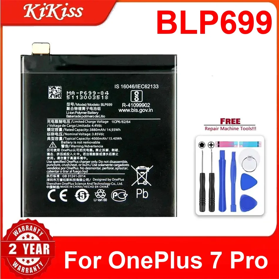 

BLP699 Battery For Oneplus 7 Pro Replacement Lithium Polymer Bateria