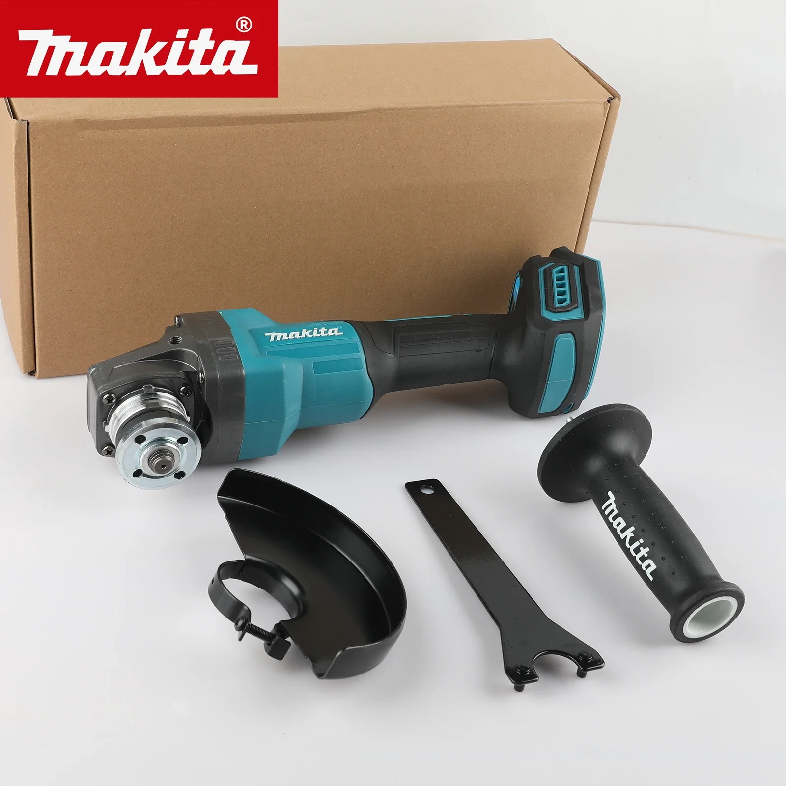 

Угловая шлифовальная машина Makita 035 высокой мощности с бесщеточным двигателем на литиевой батарее - 18В, бесщеточный мотор для эффективной шлифовки и резки