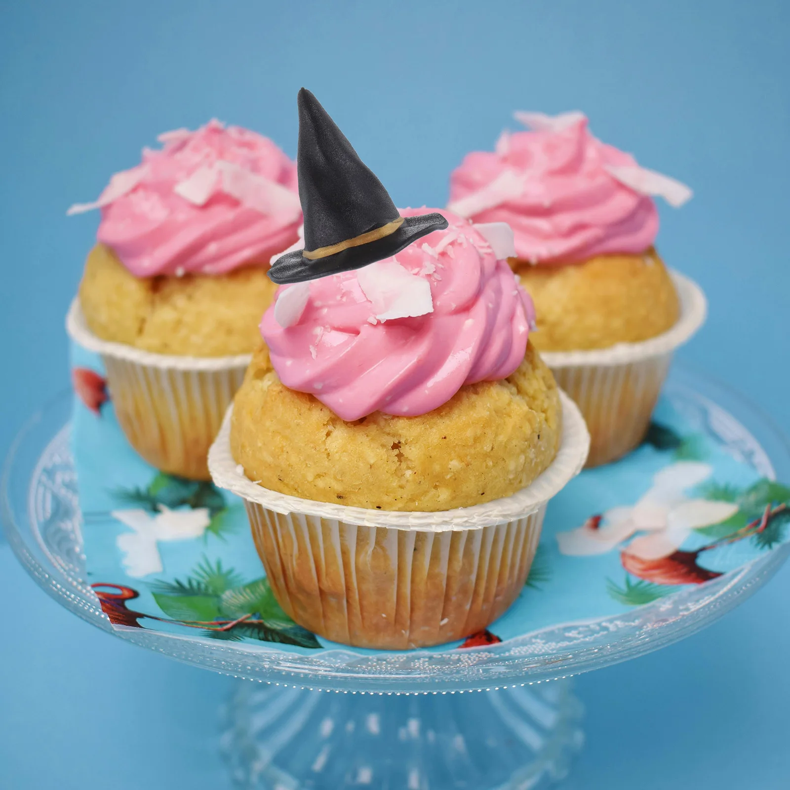 

24 Pcs Halloween Decor Crown Cake Decorating Ornament Cupcake Toppers Birthday Bottle Baby Small