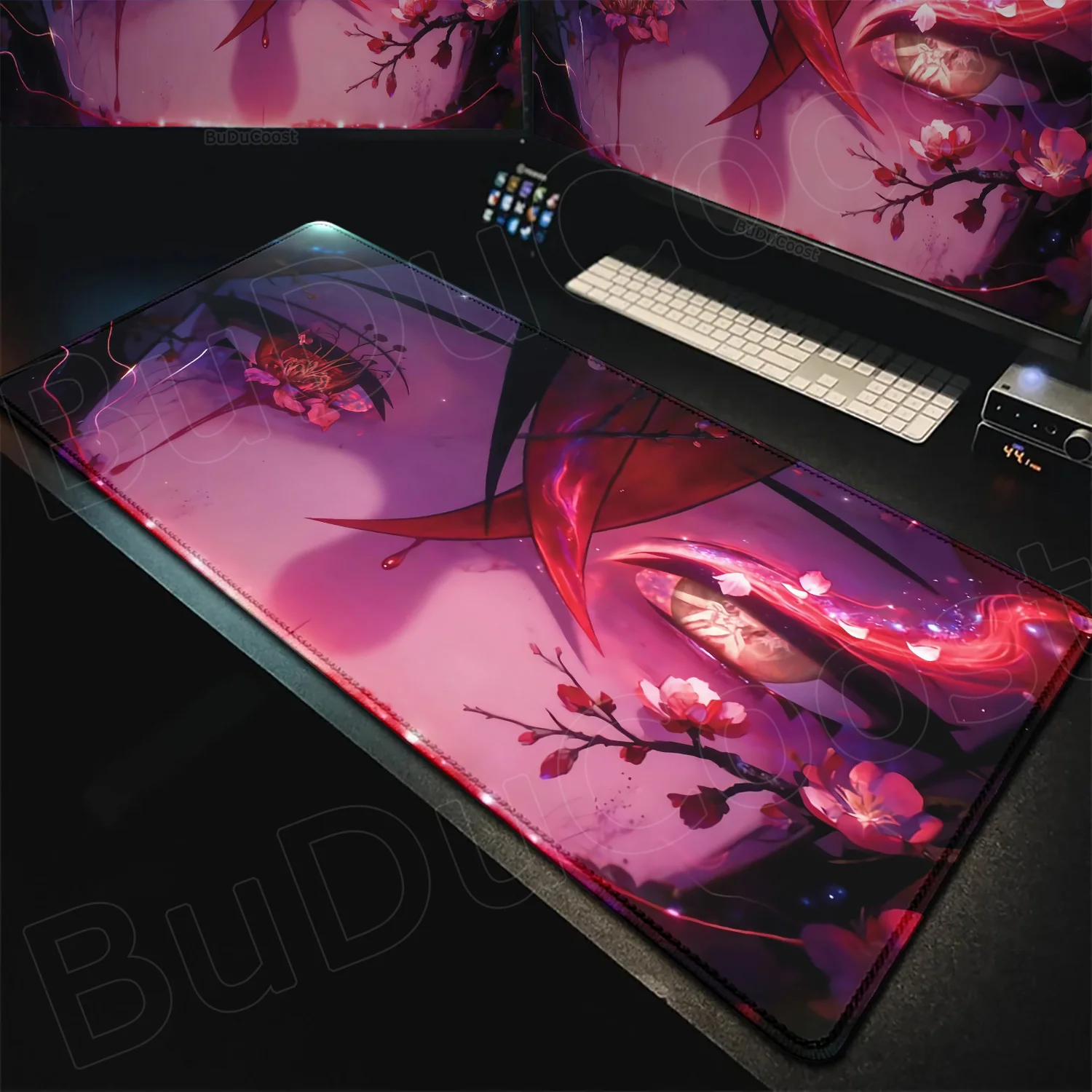 Wuthering Waves Cool Pretty Eyes Mousepad Chisa Cartethyia Phrolova Changli Mouse Pad Gaming Accessories PC Laptop XXL Mouse Mat