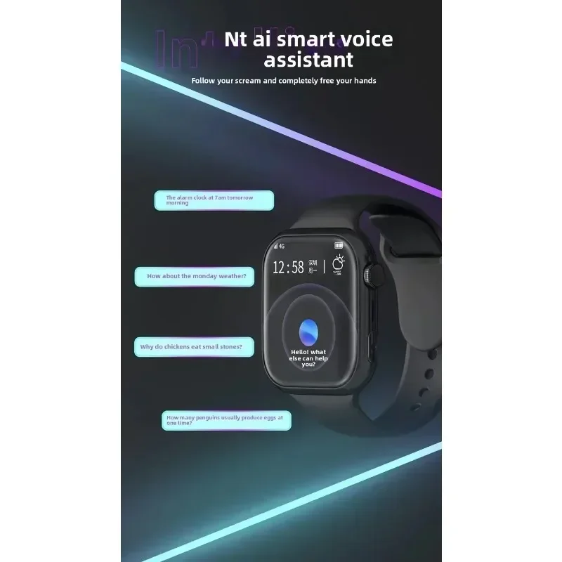 VP09 Smartwatch 2025 Dual 4G 5G Android OS Google Services GPS WiFi الدورية 8MP كاميرا مراقب معدل ضربات القلب مقاوم للماء النوم