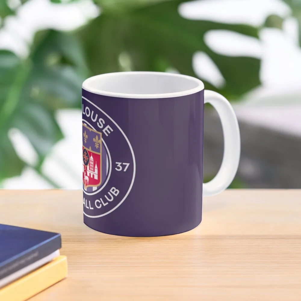 Toulouse Fc Classic  Mug Coffee Picture Cup Handle Round Tea Printed Gifts Drinkware Image Design Photo Simple