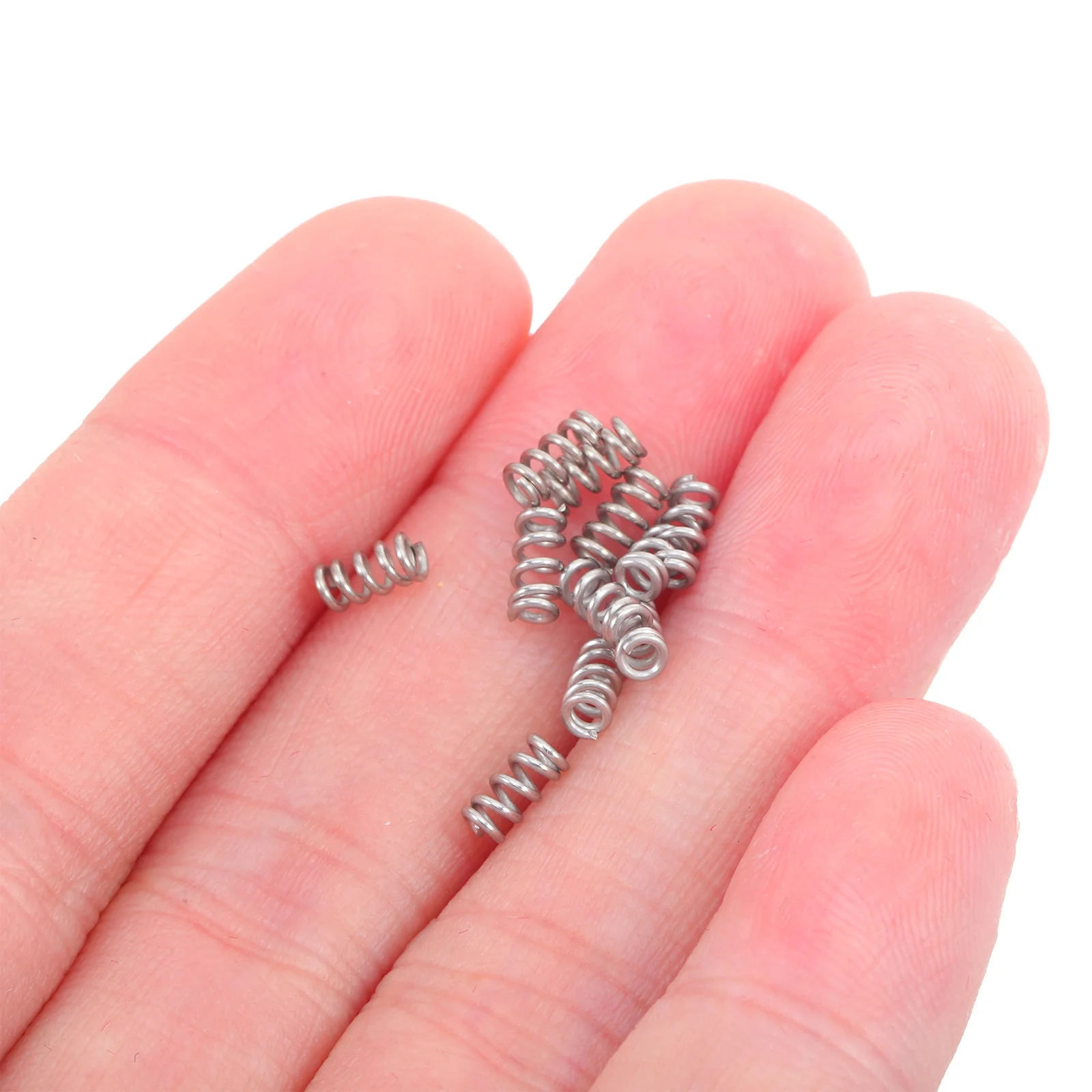 

10Pcs Stainless Steel Compressed Springs Small Compression Springs Replacement for Ballpoint Pen Click Mechanism