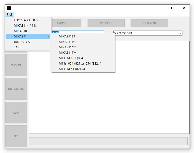 For Toyota / Lexus DTC Firmware Editor Software Support for 76Fхххх Microcontrollers English Version