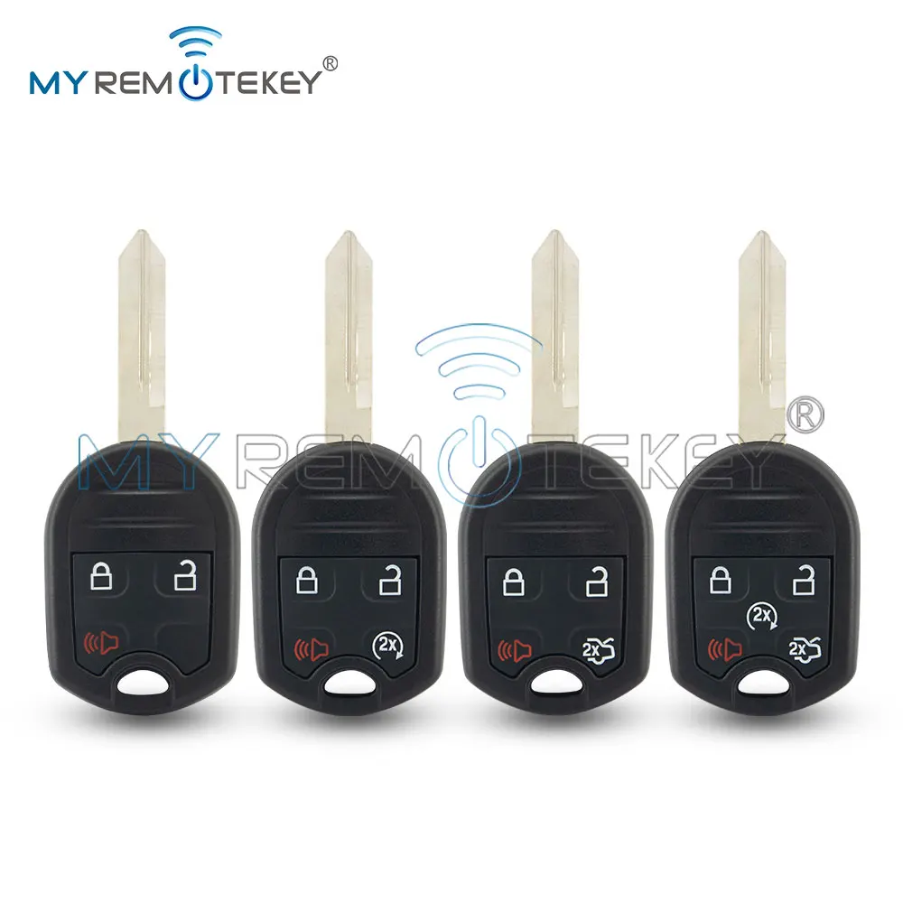 REMTEKEY Key CWTWB1U793 Fob Keyless Entry Remote Shell Case 3/4/5 Button FO38 Blade For Ford Edge Explorer Ranger Expedition