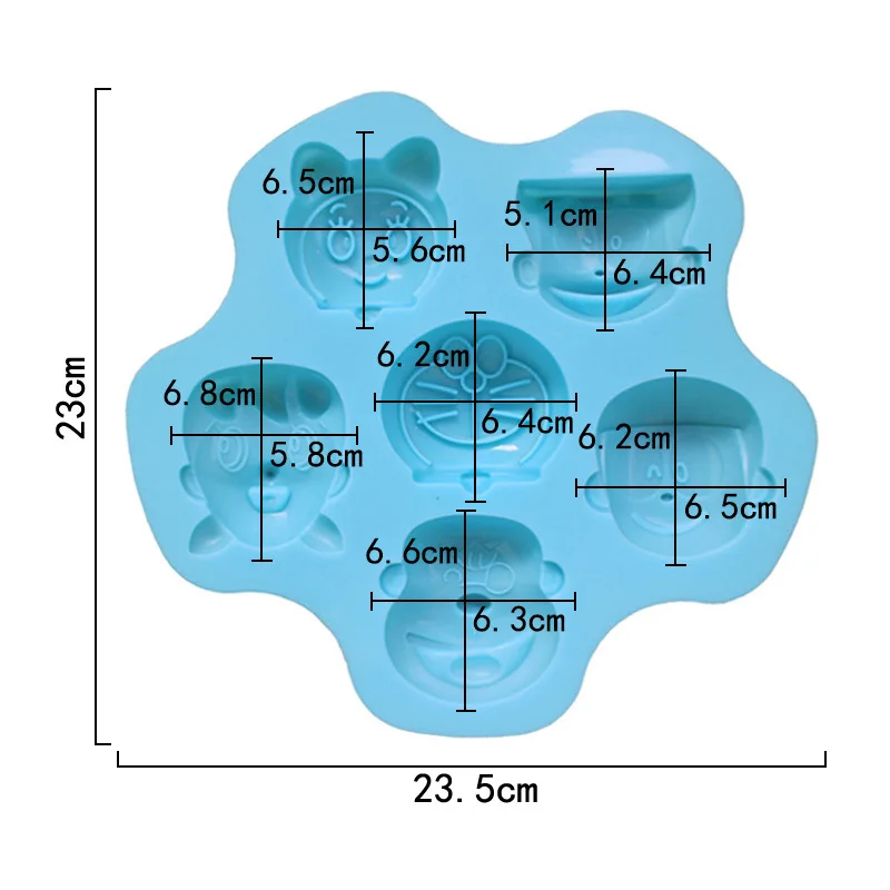 Cartoon Family Portrait Silicone Cake Mold Handmade Soap Mold Easy to Remove Childhood Memories Family DIY