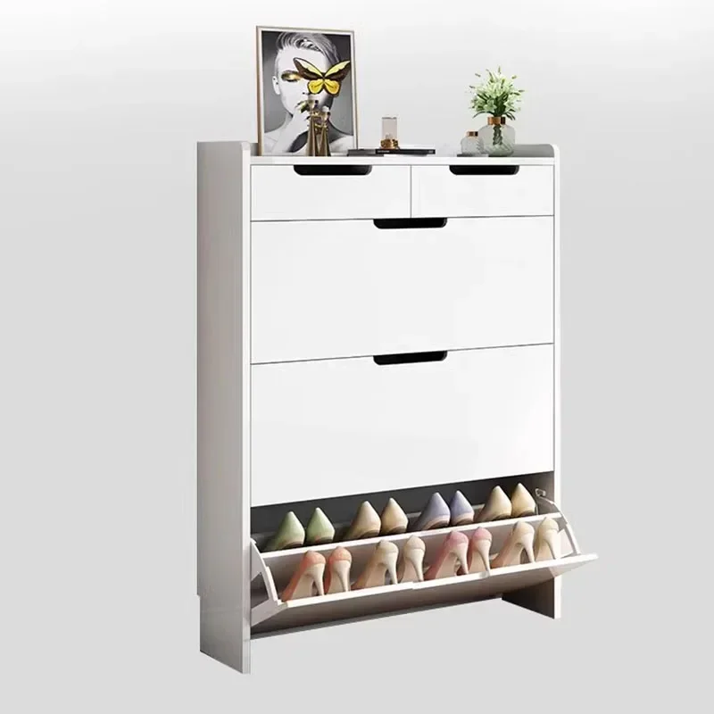 

#for Narrow Vertical Shoe Rack Modern Entrance Hall Vertical Drawers Rack Living Room Show Organizer Sapateira Home Furniture