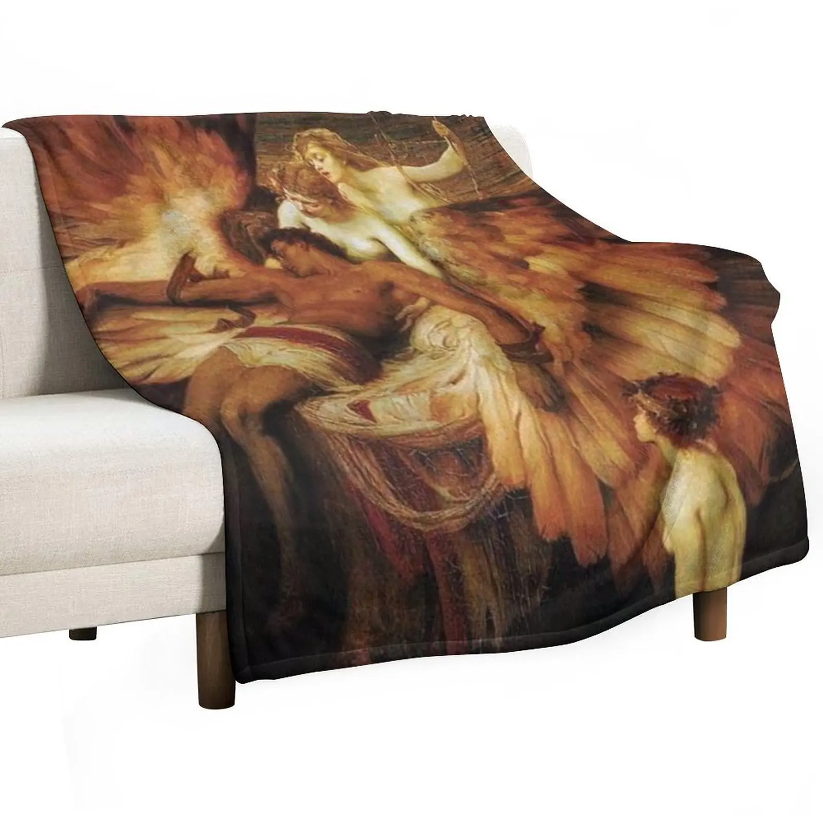 The Lament for Icarus Throw Blanket Baby Sofa Single Luxury Thicken Blankets