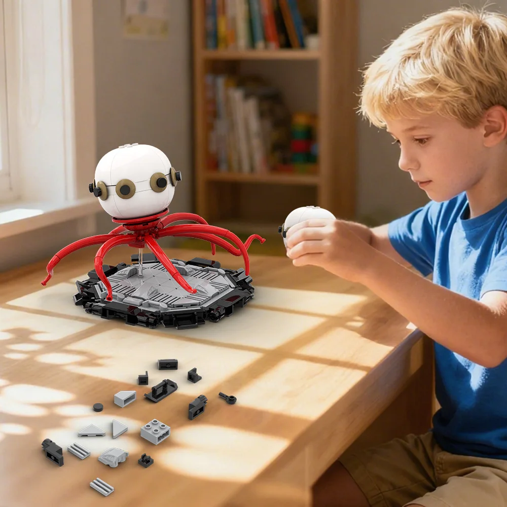 

MOC глазное яблоко инопланетянин, строительные блоки, модель ужасов, глазное яблоко, знопланетянин, монстр, кирпичи, сборные игрушки, детские подарки на Хэллоуин «сделай сам»