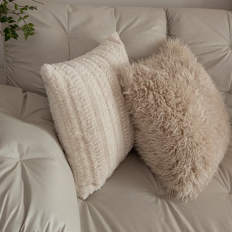 Nordic Style INS Cushion Covers - Luxury Tassel Pillowcases for Sofa/Bed/Living Room, Lumbar Support Cushion Covers Wholesale 2.