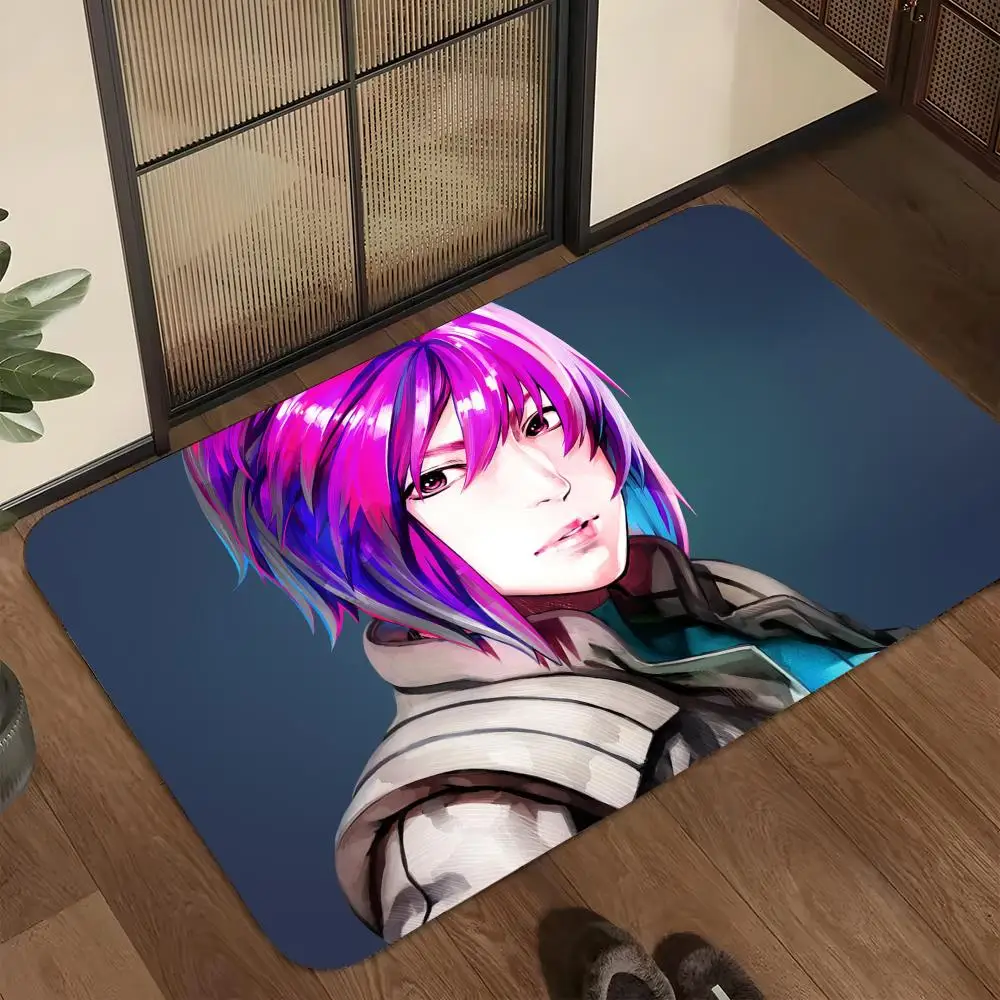 G-Ghost In The Shell Floor Mat Welcome Mat Entrance Doormat Balcony Bathroom Floor Mats Non-slip Rug Bedroom Carpet