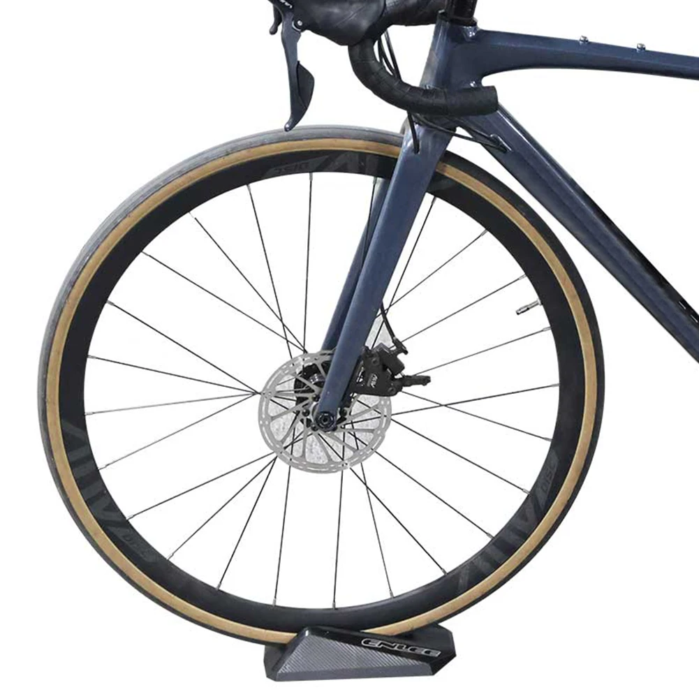Bike Front Wheel Riser Block Bicycle Stabilize Stand Non Slip Front Wheel Support Bicycle Stabilizing Leveling Block for Indoor