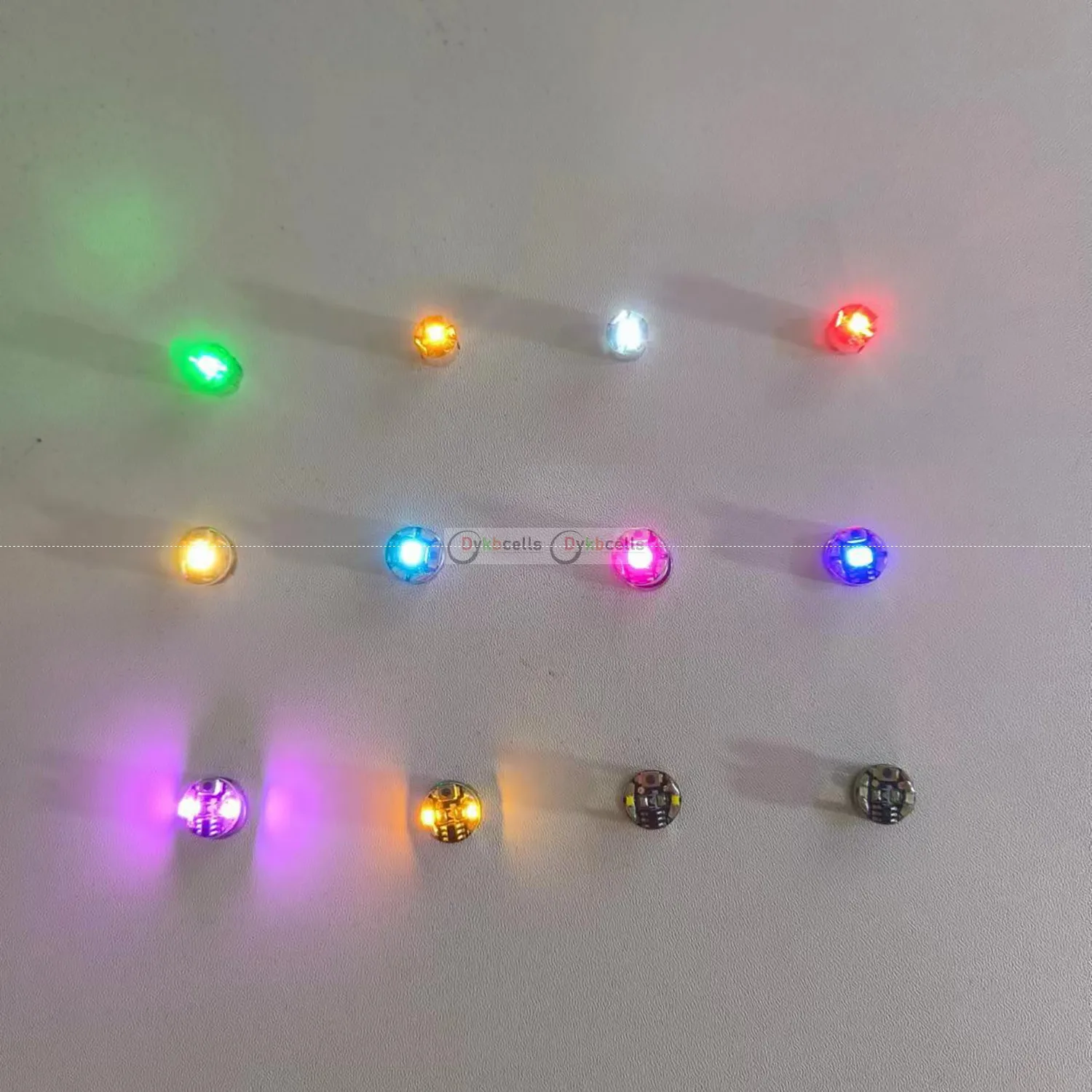 3 stücke Einzel/Doppel Drahtlose LED Modell Licht schlüssel Schalter Steuerung Led Lampe DIY LEGO Modellierung Auto Plus Beleuchtung diorama Roboter + Batterie – Detail 3