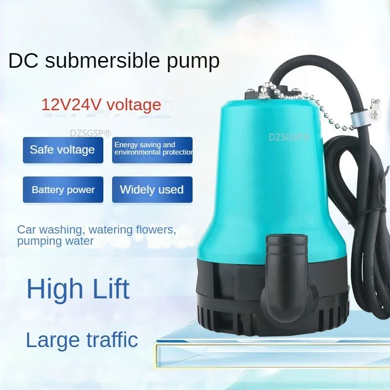 Micro DC Submersible Pump for Watering Vegetables and Flowers Electric Water Pump Solar Powered Submersible Fish Tank Cabin Pump