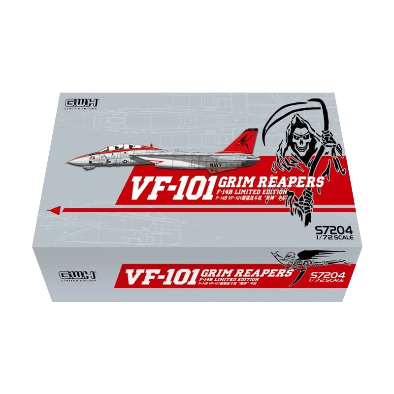 Great Wall Hobby S7204 1/72 VF-101 Grim Reapers F-14B Flugzeugmodellbausatz in limitierter Auflage