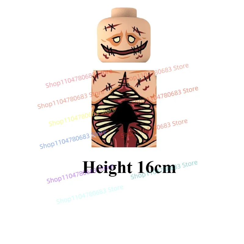 New MOC Mini Figure Large 16cm Post-apocalyptic Humanoid Toy Model Ornament Holiday Gift