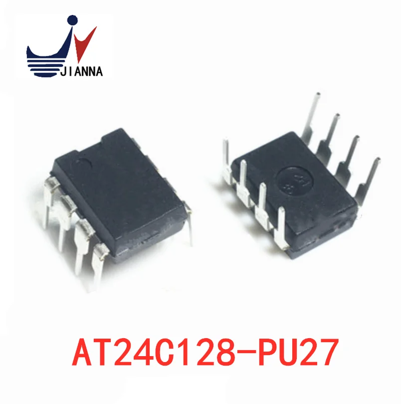 

24C128 AT24C128-PU27 AT24C128-10PU-2.7 Insert DIP8 directly