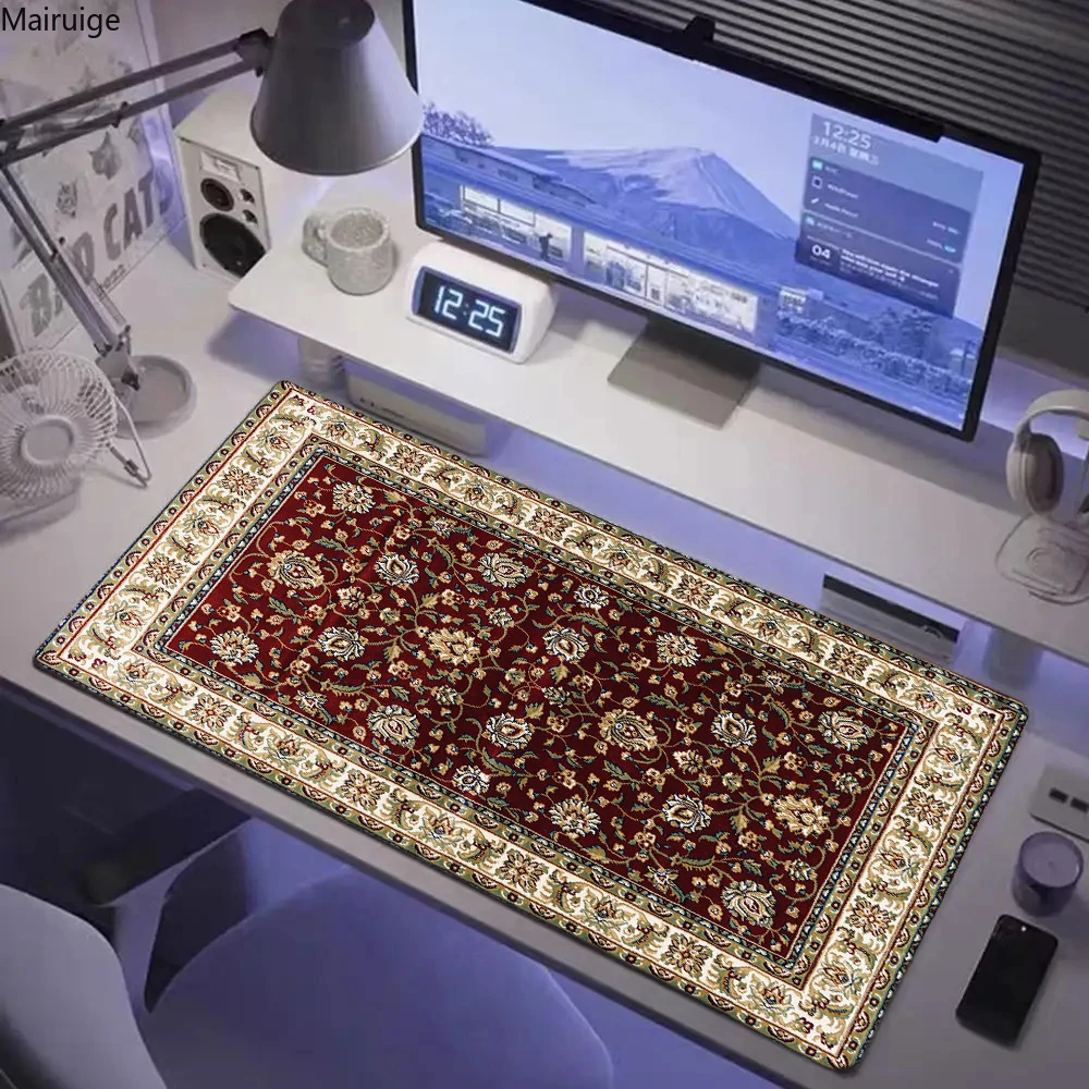 Prayer Rug Persian Carpet Mouse Pad Desktop Office Accessories Mouse Mat Gamer Computer Desk Accessory Keyboard Mousepad Company