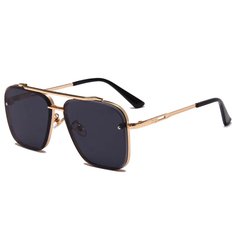 

New Fashion Classic Square Sunglasses Cool Men Vintage Brand Design Metal Sun Glasses Women Shades UV400 Oculos De Sol