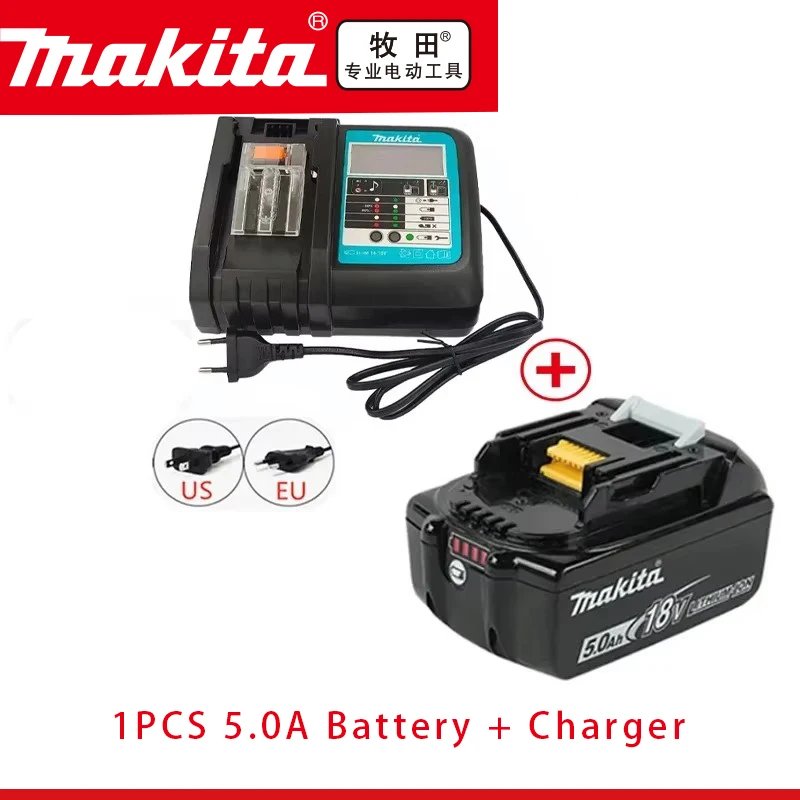 Original Makita BL1860 BL1850B BL1850 BL1840 BL1830 screwdriver battery & charger 18v Replacement Power Tool Batteries