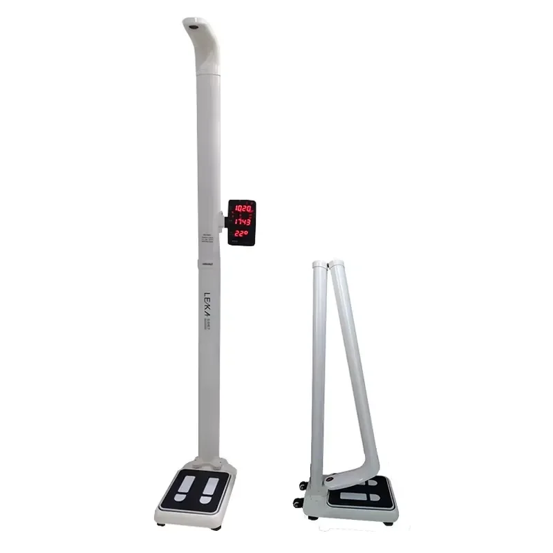 Portable Foldable BMI Scale Digital Body Weight and Height Measuring Device for Home Health Monitoring Accurate Electronic