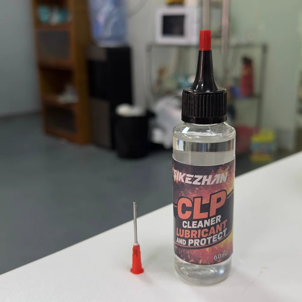 زيت تشحيم منظف CLP مع طرف إبرة دقيقة لمسدس بندقية صيانة العناية بالأسلحة النارية 60 مل #2