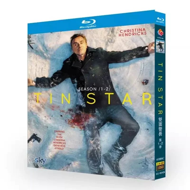 Blu-ray Ultra High Definition British Drama Double Sided Sheriff Seasons 1-2 BD Disc CD Box Chinese and English Subtitles