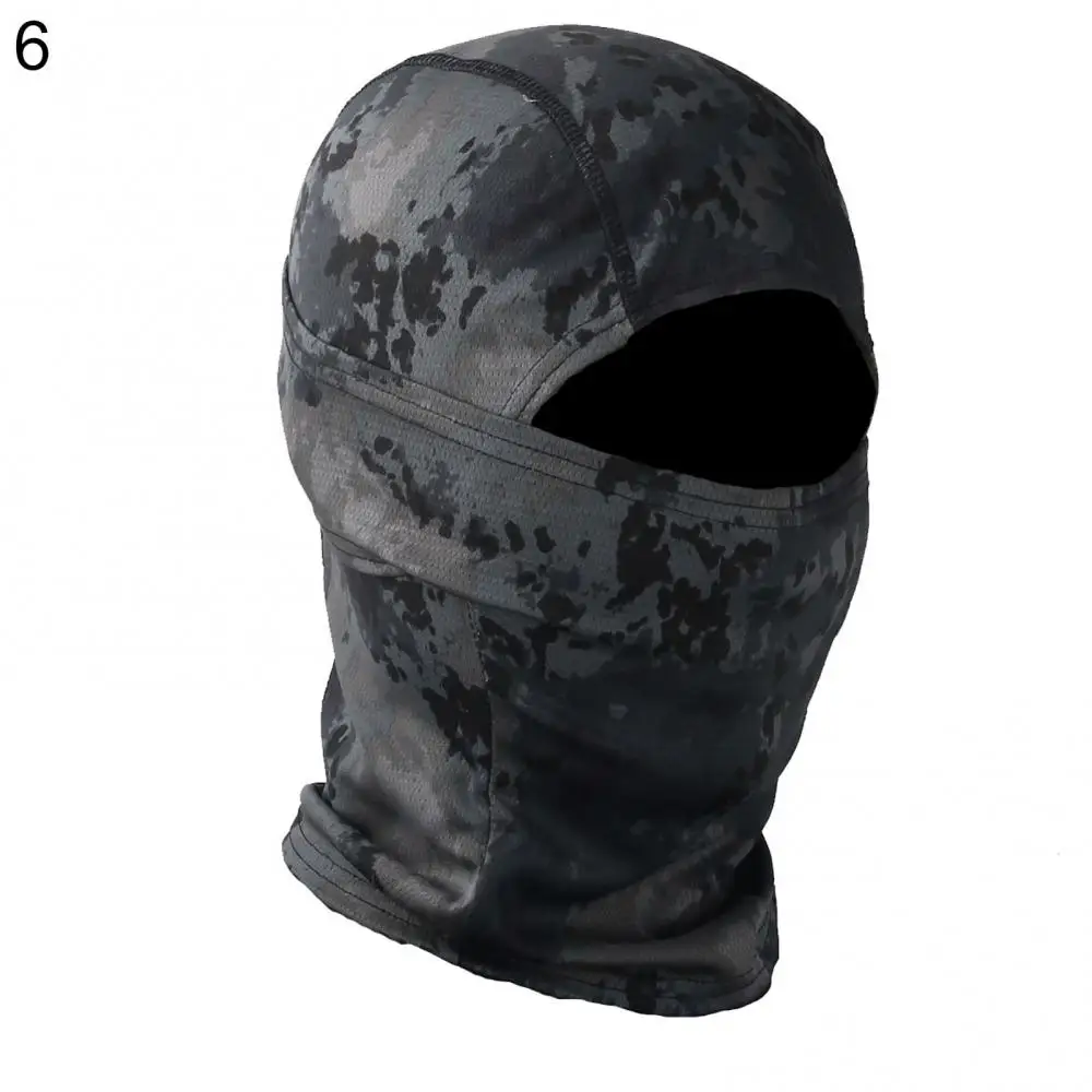 Hiking Scarves Unisex Camo Print Outdoor Cycling mask Balaclava Neck Gaiter Cap Full Face Cover Camping Hiking Equipment