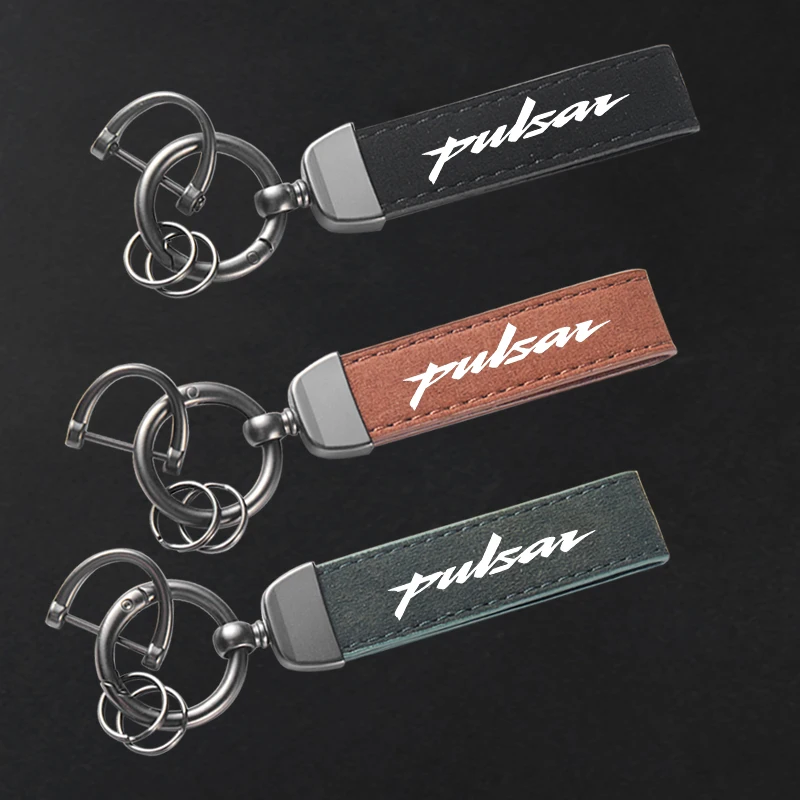 

Высококачественный кожаный замшевый брелок для ключей мотоцикла для Bajaj Pulsar 200 NS/200 RS/200 AS 200RS 200NS 200AS аксессуары