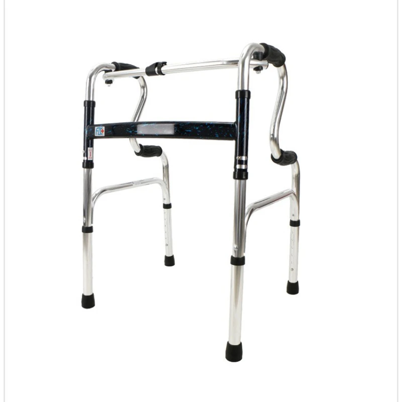 Aluminum alloy walker, foldable walker, hemiplegic elderly rehabilitation walking training aid