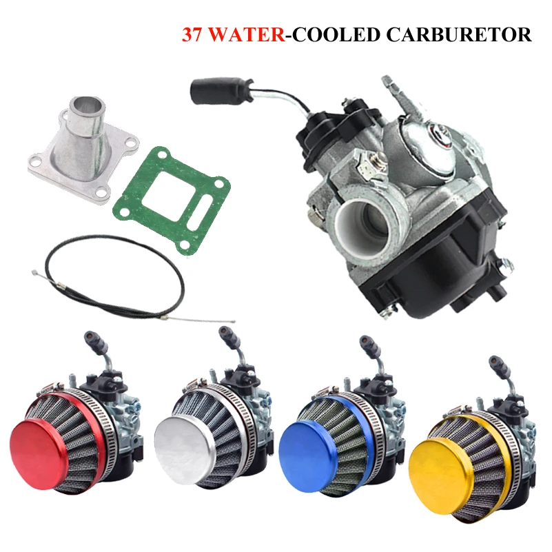AliExpress NONE ATV 49cc Performance 19mm Carb Carburetor Air Filter Mainfold Assembly for 2-stroke 47cc 49 Cc Mini Pocket Bike