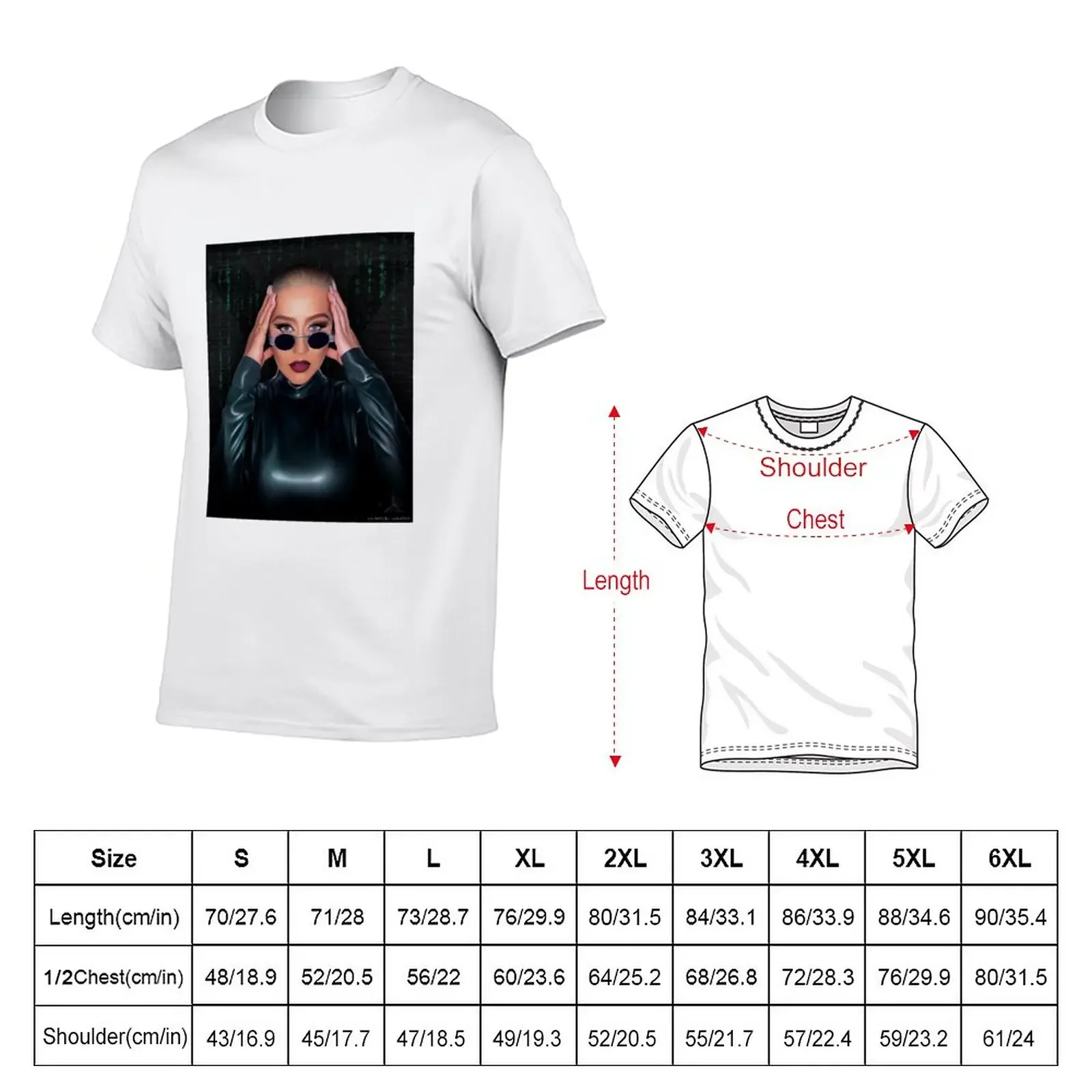 New Matrix Xtina T-Shirt Anime t-shirt cute tops mens graphic t-shirts