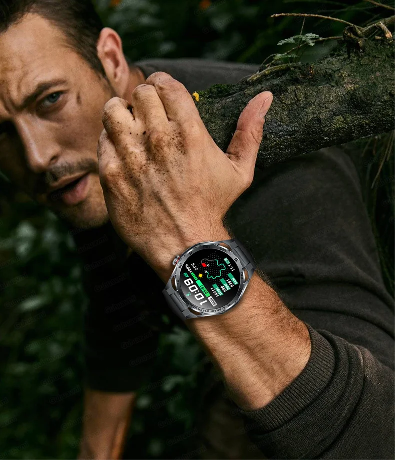 ECG Smartwatch für Herren, Bluetooth-Anruf, Fitness-Tracker, Blutdruckmessung, BO2, Schlafüberwachung, Gesundheits-Smartwatch, Sport, für Android und iOS – Detail 37