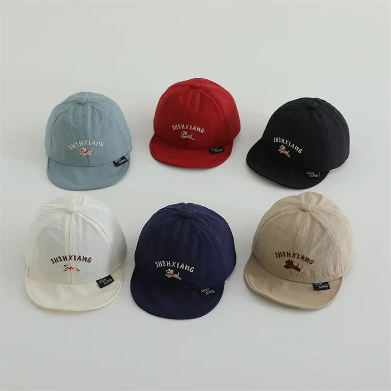 New 2025 Infant Toddler Hat Quick Dry Sun Protection Baseball Cap Soft Brim Thin Style Unisex Baby Little Age Girls Version
