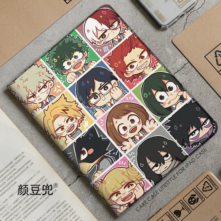 

My Hero Academia Anime DEKU For Samsung Galaxy Tab S7 FE 11 in 2021 S6 Case SM-T220/T225 Tri-fold stand Cover Galaxy Tab S6 Lite